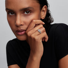 Load image into Gallery viewer, Sparkling Lucky Clover Splittable Ring
