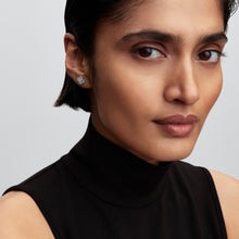 Load image into Gallery viewer, Sparkling Lucky Clover Stud Earrings
