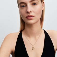 Load image into Gallery viewer, Organically Shaped Stone-Set Pendant Necklace
