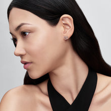Load image into Gallery viewer, Sparkling Infinity Heart Stud Earrings
