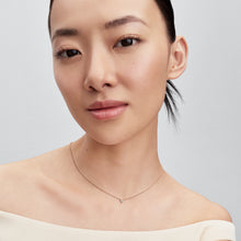 Load image into Gallery viewer, Triple Stone Heart Collier Necklace

