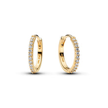 Load image into Gallery viewer, Sparkling Mini Hoop Earrings
