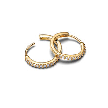Load image into Gallery viewer, Sparkling Mini Hoop Earrings
