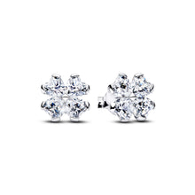 Load image into Gallery viewer, Sparkling Lucky Clover Stud Earrings
