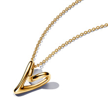 Load image into Gallery viewer, Organically Shaped Heart Pendant Necklace

