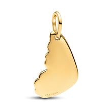 Load image into Gallery viewer, Engravable Butterfly Wing Tag Pendant
