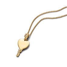 Load image into Gallery viewer, Engravable Heart Key Pendant
