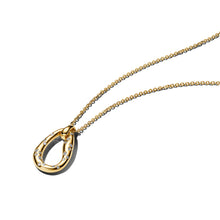 Load image into Gallery viewer, Organically Shaped Stone-Set Pendant Necklace
