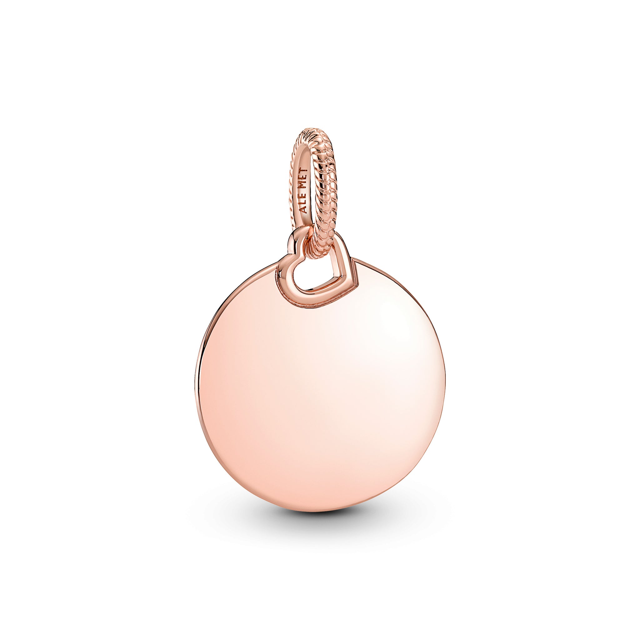 Engravable Round Tag Pendant