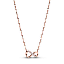 Load image into Gallery viewer, Sparkling Infinity Collier Necklace

