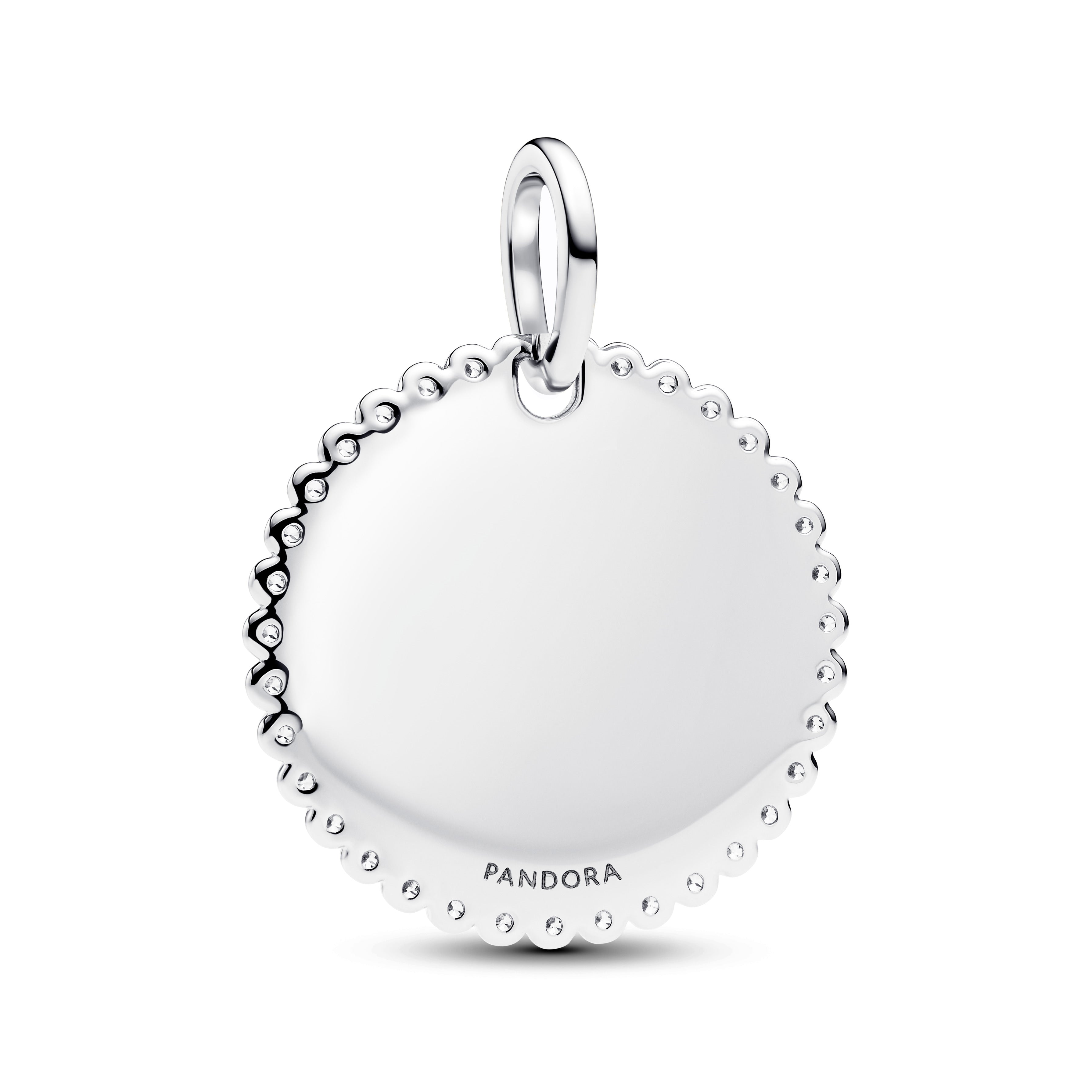 Engravable Round Tag Pendant