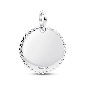Engravable Round Tag Pendant