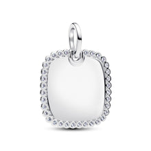 Load image into Gallery viewer, Engravable Square Tag Pendant
