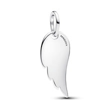 Load image into Gallery viewer, Engravable Angel Wing Tag Pendant

