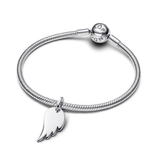 Load image into Gallery viewer, Engravable Angel Wing Tag Pendant
