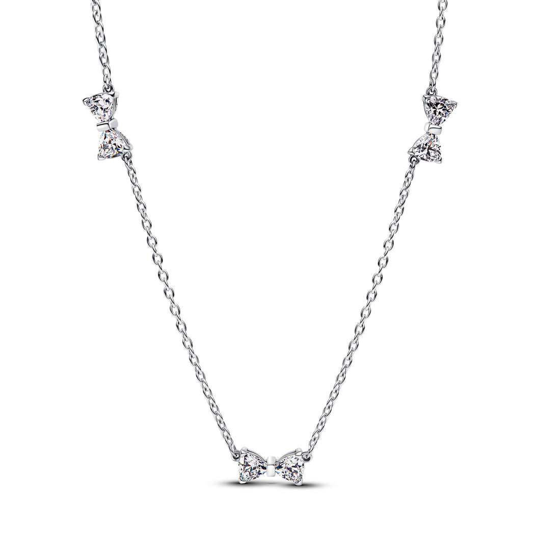 Bow Station Chain Necklace