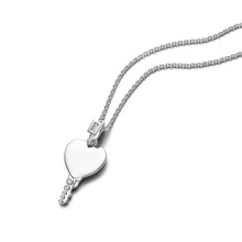 Load image into Gallery viewer, Engravable Heart Key Pendant
