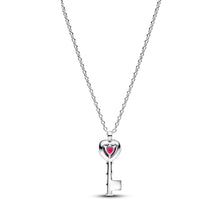 Load image into Gallery viewer, Elevated Heart Key Collier Necklace
