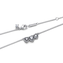 Load image into Gallery viewer, Halo Heart Trilogy Collier Necklace
