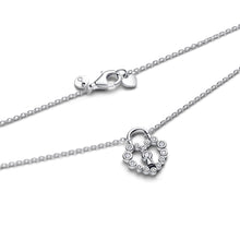 Load image into Gallery viewer, Sparkling Heart Padlock Pendant Necklace
