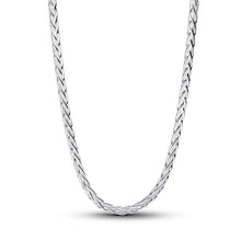 Load image into Gallery viewer, Pavé Clasp Foxtail Chain Charm Necklace
