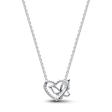 Load image into Gallery viewer, Entwined Heart &amp; Butterfly Pendant Necklace
