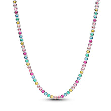 Load image into Gallery viewer, Rainbow Tennis Necklace
