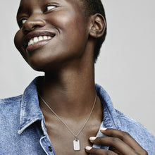 Load image into Gallery viewer, Engravable Rectangle Tag Pendant
