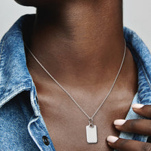 Load image into Gallery viewer, Engravable Rectangle Tag Pendant
