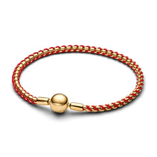 Load image into Gallery viewer, Red Cord Snake Chain Bracelet
