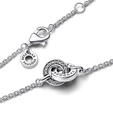 Load image into Gallery viewer, Pandora Signature Intertwined Pavé Chain Bracelet
