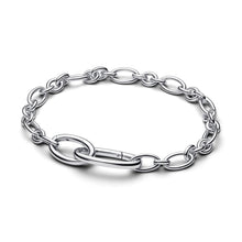 Load image into Gallery viewer, Openable Oval Link Chain Bracelet
