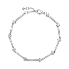 Load image into Gallery viewer, Sparkling Pavé Bars Bracelet
