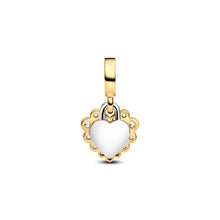 Load image into Gallery viewer, Sparkling Heart Double Dangle Charm
