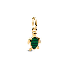 Load image into Gallery viewer, Green Turtle Mini Dangle Charm
