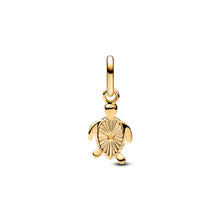 Load image into Gallery viewer, Green Turtle Mini Dangle Charm

