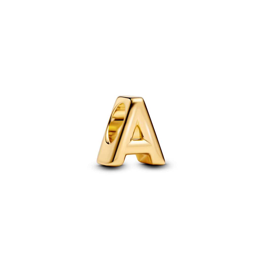 Letter A Alphabet Charm