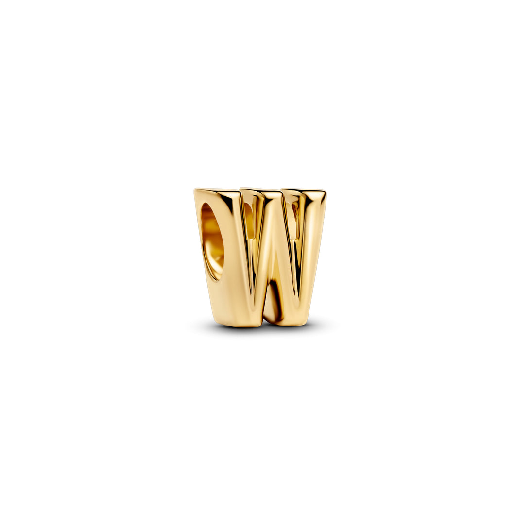 Letter W Alphabet Charm