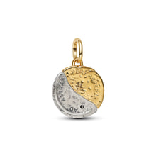 Load image into Gallery viewer, Sun and Moon Medallion Charm
