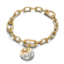 Load image into Gallery viewer, Sun and Moon Medallion Charm
