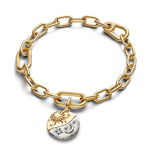 Sun and Moon Medallion Charm