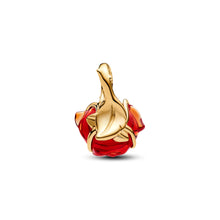 Load image into Gallery viewer, Disney Beauty and the Beast Enchanted Rose Dangle Charm
