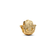 Load image into Gallery viewer, Textured Hamsa Hand Mini Charm
