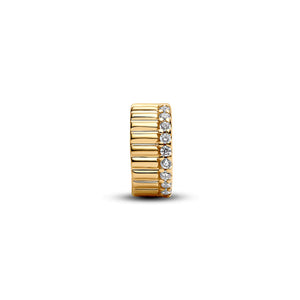 Ribbed Clip Charm
