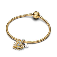 Load image into Gallery viewer, Radiant Heart Double Dangle Charm
