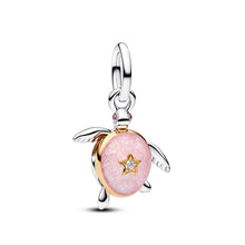 Load image into Gallery viewer, 2026 Pink Sea Turtle Lab-grown Diamond Dangle Charm
