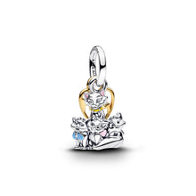 Load image into Gallery viewer, Disney Aristocats Duchess &amp; Kittens Dangle Charm
