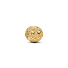 Load image into Gallery viewer, Textured Happy Face Mini Charm
