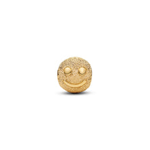 Load image into Gallery viewer, Textured Happy Face Mini Charm
