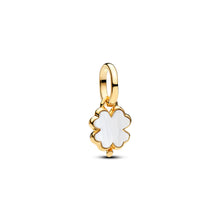 Load image into Gallery viewer, White Lucky Clover Dangle Charm
